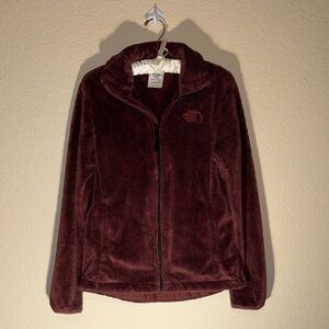 The North Face Women's Maroon Teddy Jacket